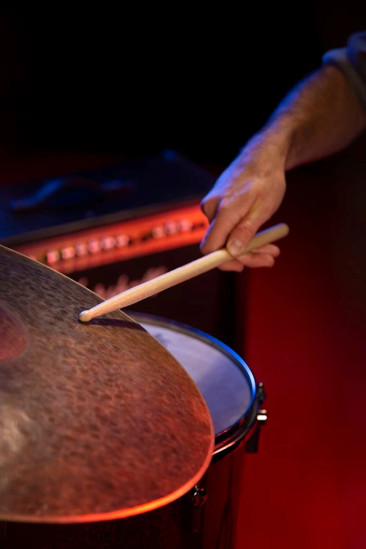 Aula de bateria musical