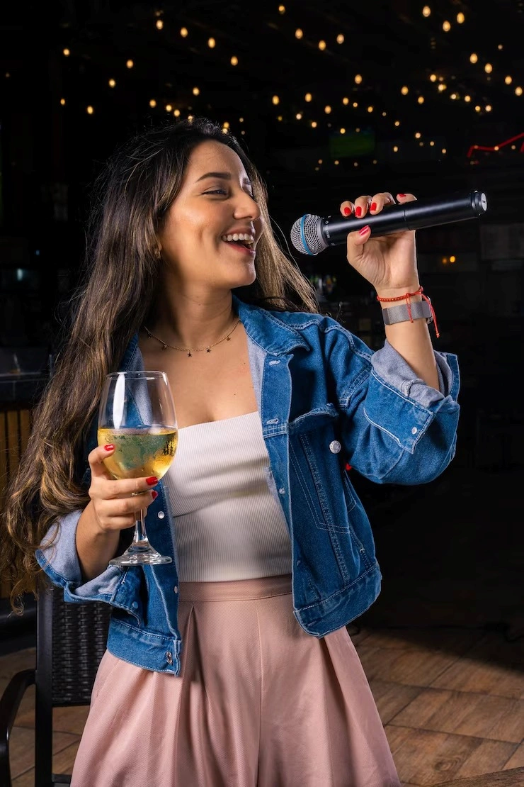 Aula de canto para criança