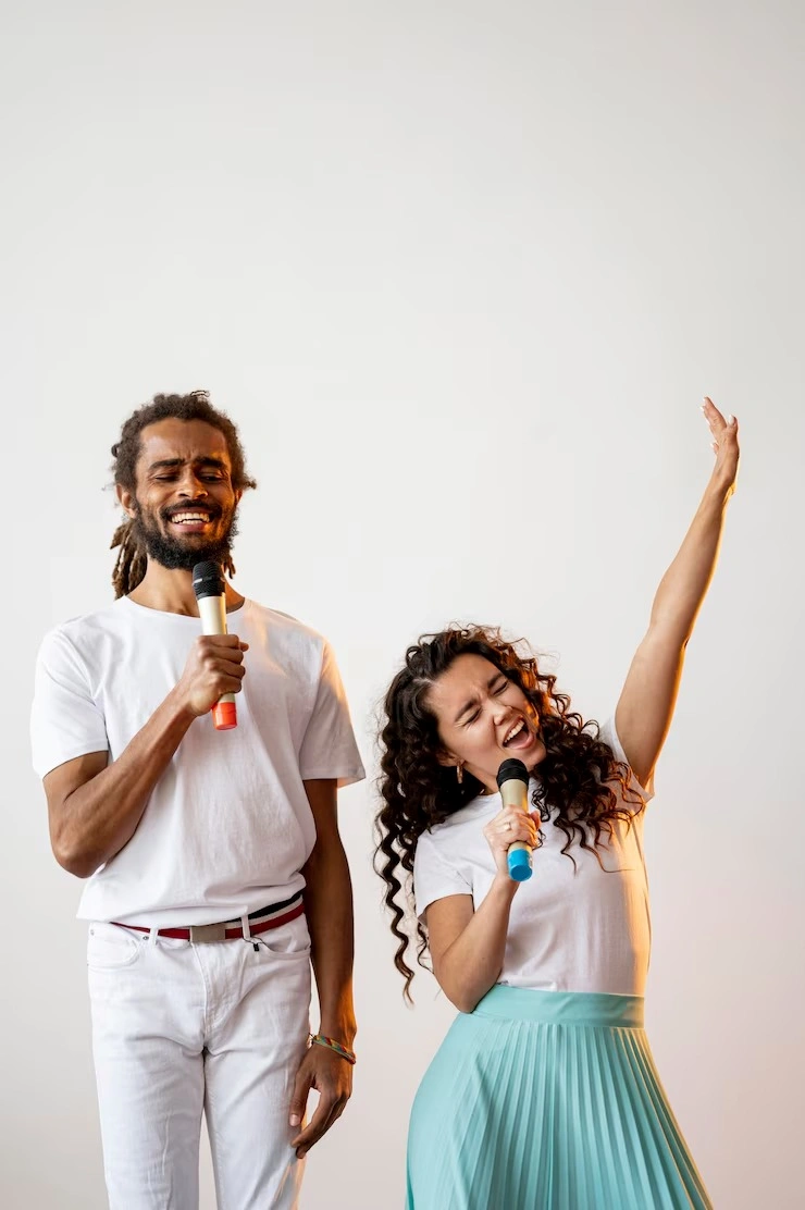 Aula de canto para idosos